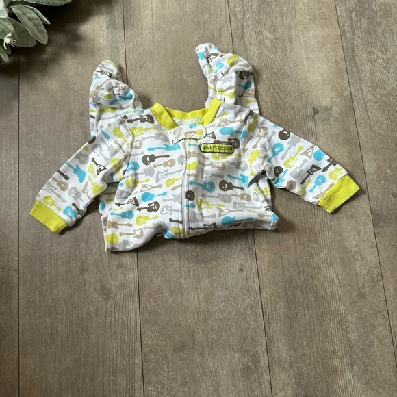 Y2K Carter’s Guitar One-Piece Mommy's Rockstar Baby Boy's Footies Size 3 Months - Picture 12 of 12